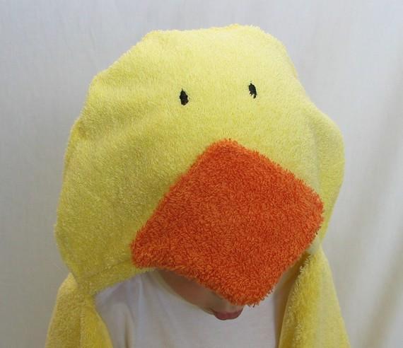 Hooded Bath Towel - Duck